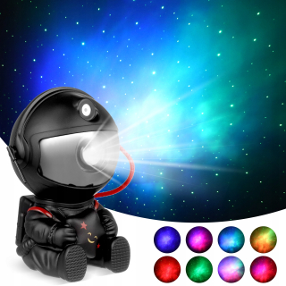 PROJEKTOR HVIEZDY SVETLO PROJEKTOR Hviezdna obloha PROJEKTOR NOČNÉHO SVETLA ASTRONAUT